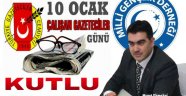 Milli Gençlik Derneği Murat Ekmekçi'de Çalışan Gazeteciler gününü kutladı
